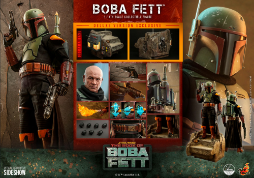 Hot Toys: Star Wars The Book of Boba Fett Quarter Scale Figure - Boba Fett Deluxe Edition