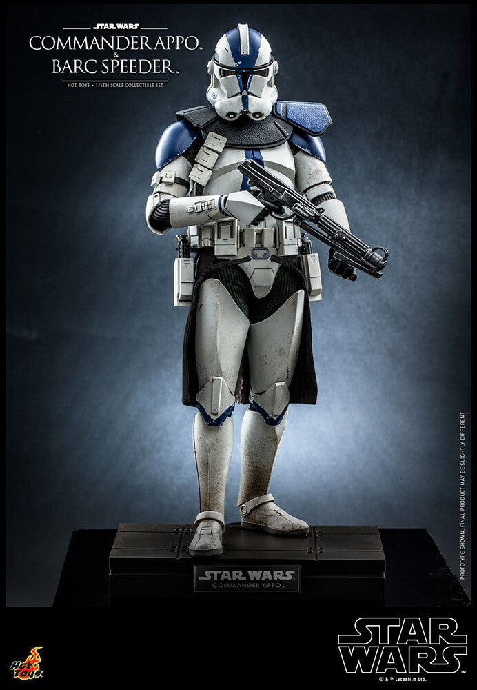 Hot Toys: Star Wars The Clone Wars™ 1:6 Scale Figure - Commander Appo With BARC Speeder
