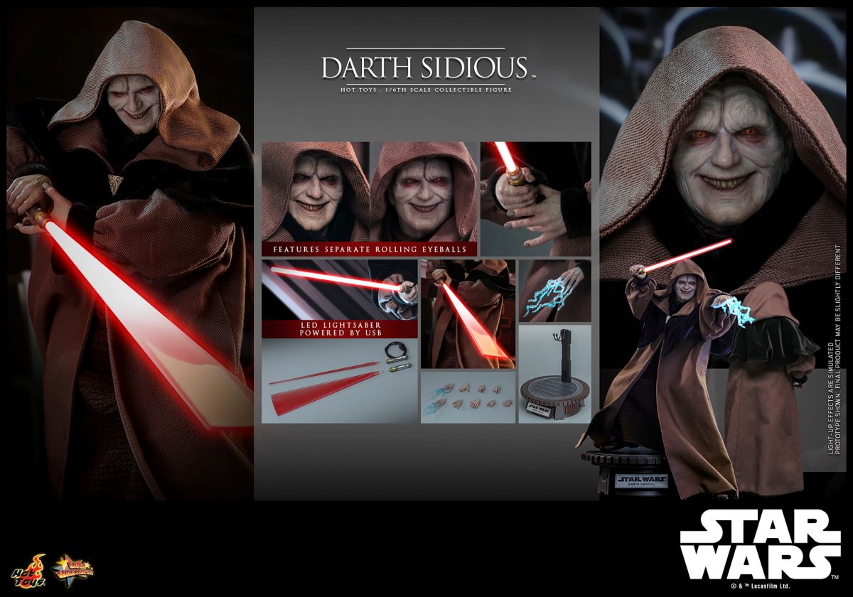 Hot Toys: Star Wars 1:6 Scale Figure - Darth Sidious
