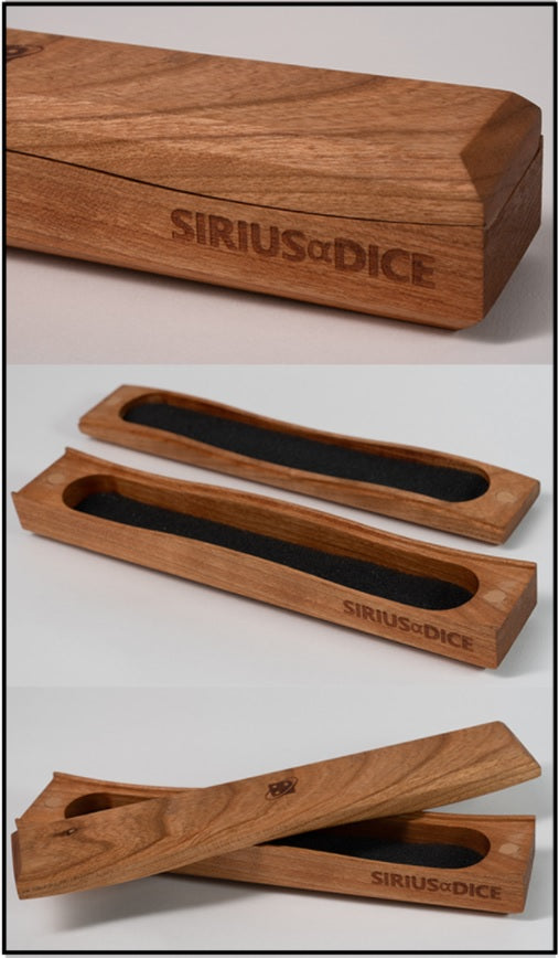 Sirius Dice: Wooden Dice Vault - 8" Cherry