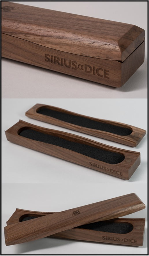 Sirius Dice: Wooden Dice Vault - 8" Walnut