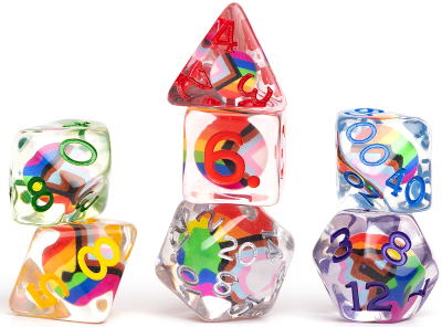 Dungeons & Dragons: Progress Pride Dice Set