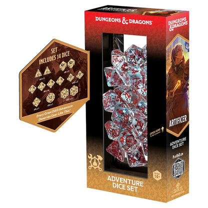 Dungeons & Dragons: Adventure Dice Set - Artificer Clear