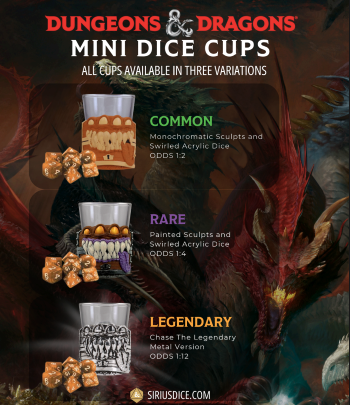 Dungeons & Dragons: Mini Dice Cups Blind Box