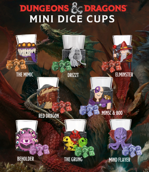 Dungeons & Dragons: Mini Dice Cups Blind Box