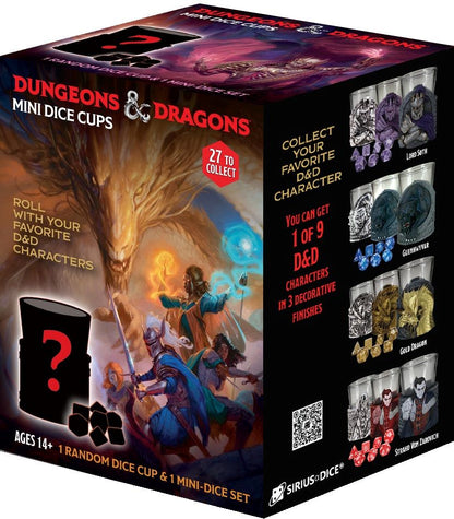 Dungeons & Dragons: Mini Dice Cups Series 2 Blind Box