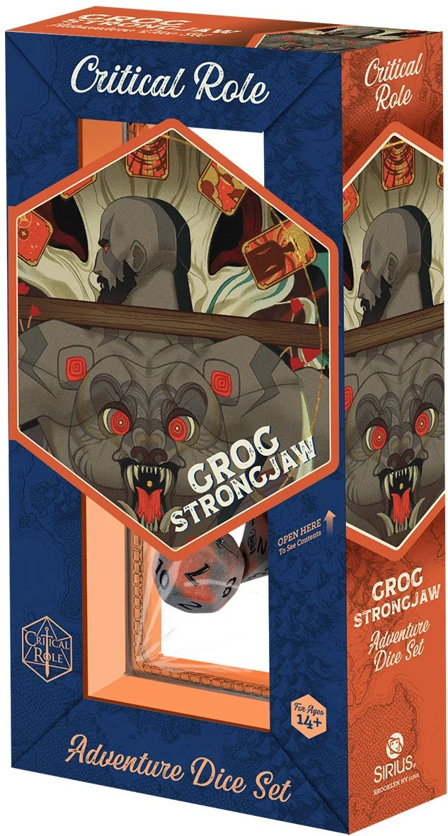 Vox Machina: Adventure Dice - Grog Strongjaw