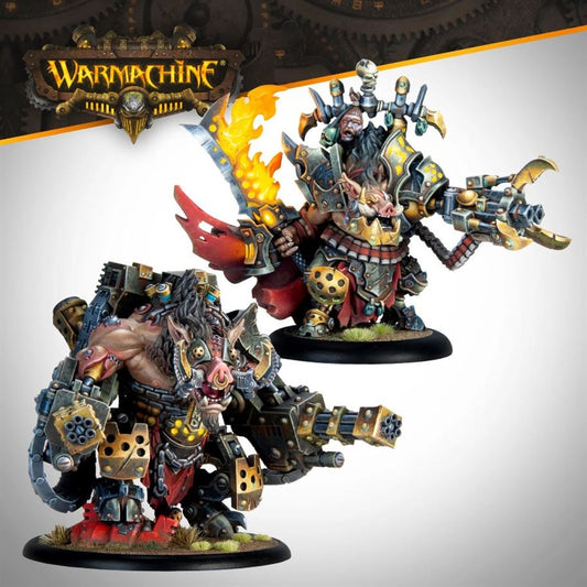 Warmachine: Emperor Carver Ultimus Esquire III & War Boar