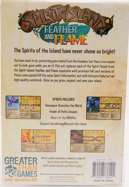 Spirit Island: Feather And Flame Foil Panels