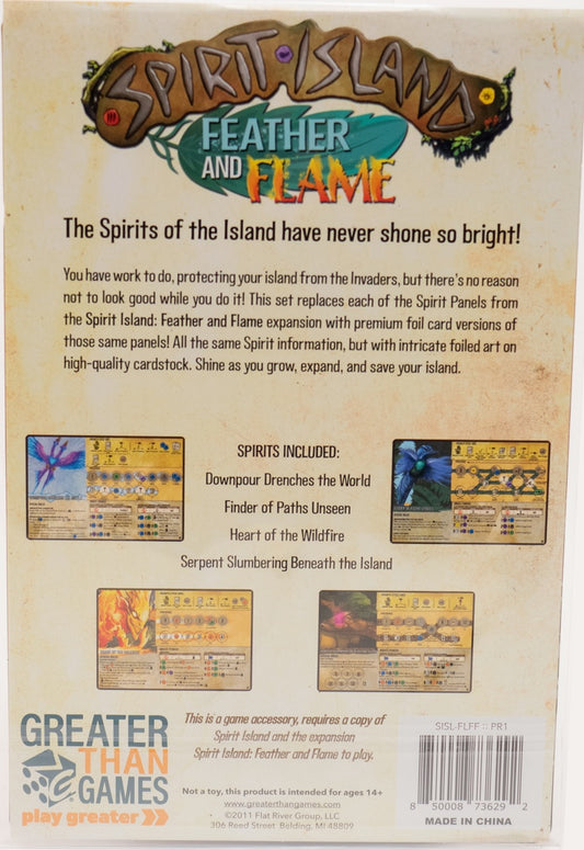 Spirit Island: Feather And Flame Foil Panels
