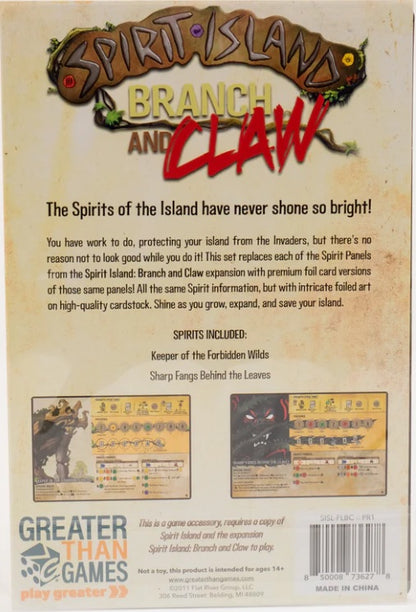 Spirit Island: Branch And Claw Foil Panels