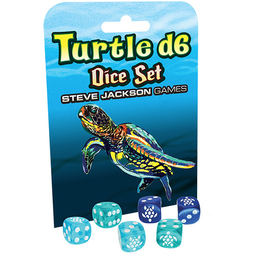 Turtle D6 Dice Set