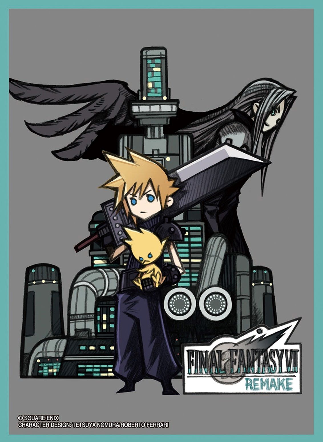 Final Fantasy TCG: Card Sleeves 100 Count - Cloud V2