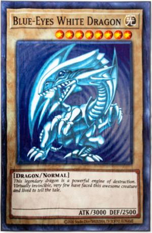 YuGiOh - Blue-Eyes White Dragon Double Sided Fleece Throw Blanket 45x60