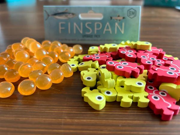 Finspan: Upgrade Pack (Wooden Tokens & Squishy Eggs)