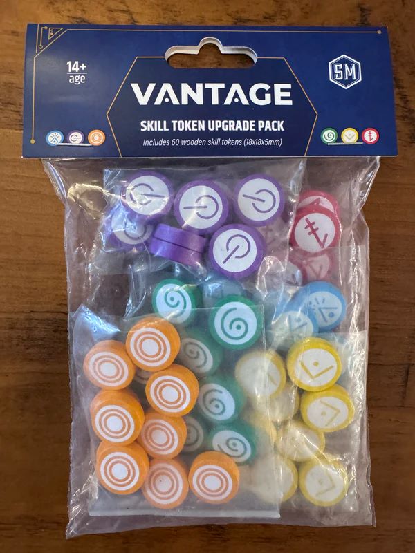 Vantage: Wooden Skill Token Pack