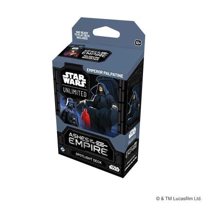 Star Wars Unlimited: Ashes Of The Empire Spotlight Deck - Emperor Palpatine