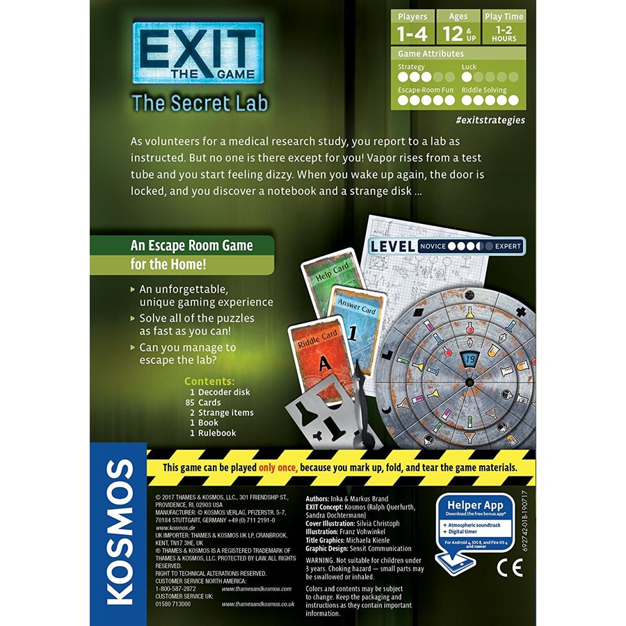 Exit: The Game - The Secret Lab