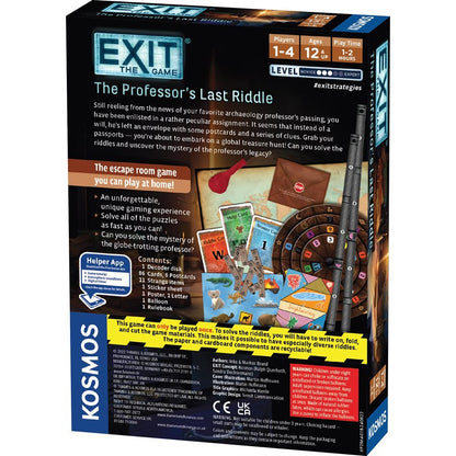 Exit: The Game - The Professor's Last Riddle