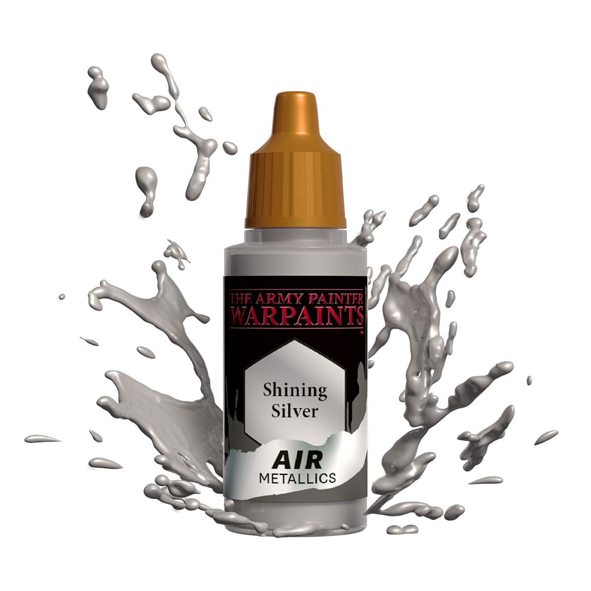 Warpaints Air Metallics: Shining Silver 18ml