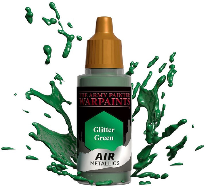 Warpaints Air Metallics: Glitter Green 18ml
