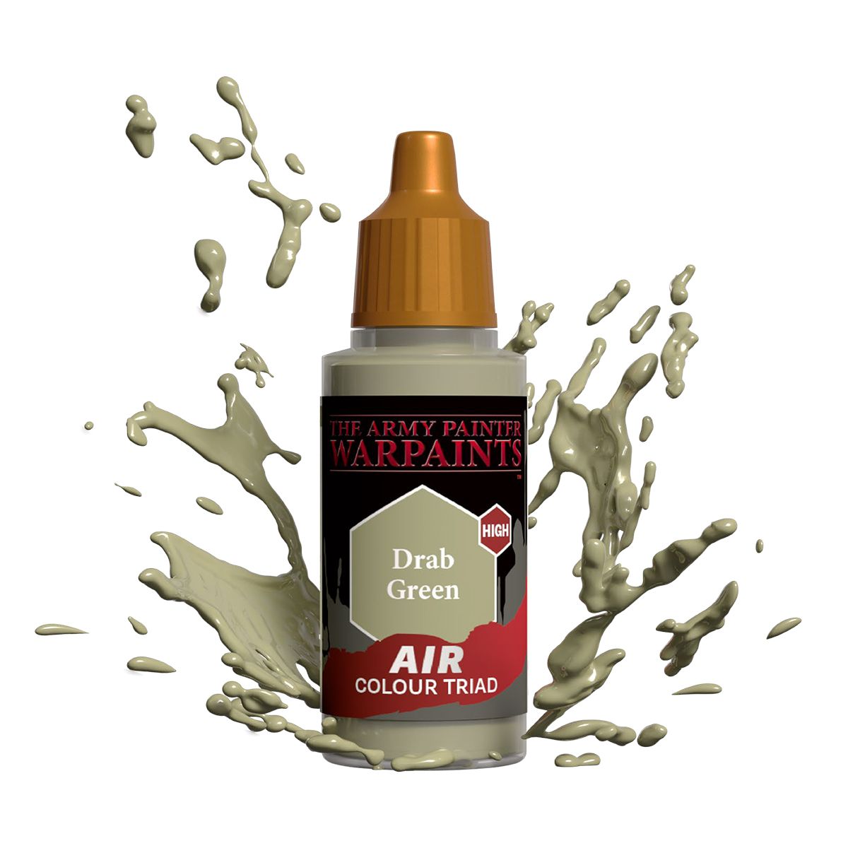 Warpaints Air: Acrylics - Drab Green 18ml