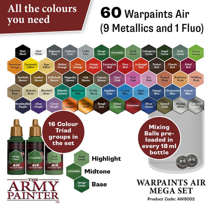 Warpaints Air: Meta Set 60 Colors