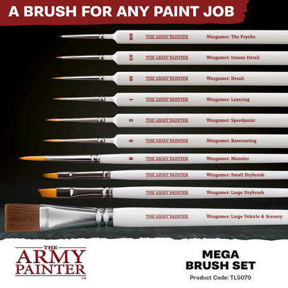 Army Painter: Mega Brush Set