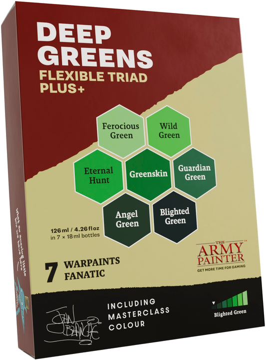 Warpaints Fanatic: Flexible Triad Plus+ Deep Greens