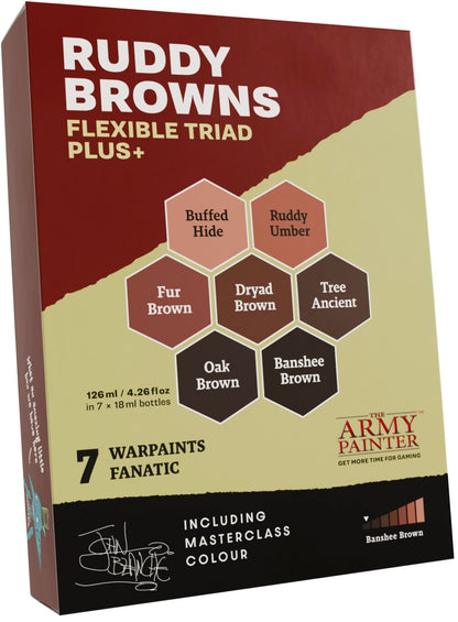 Warpaints Fanatic: Flexible Triad Plus+ Ruddy Browns
