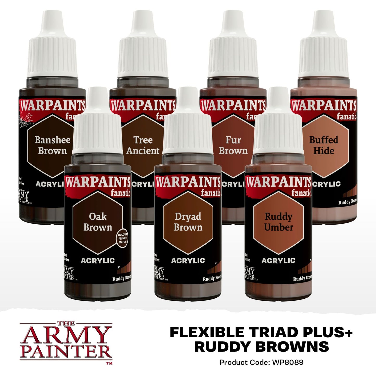 Warpaints Fanatic: Flexible Triad Plus+ Ruddy Browns