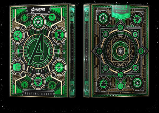 Theory 11 Playing Cards: Avengers Green Edition