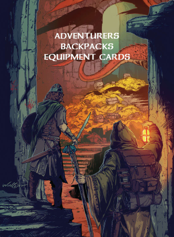 Adventurers Backpack Equipment Card Deck