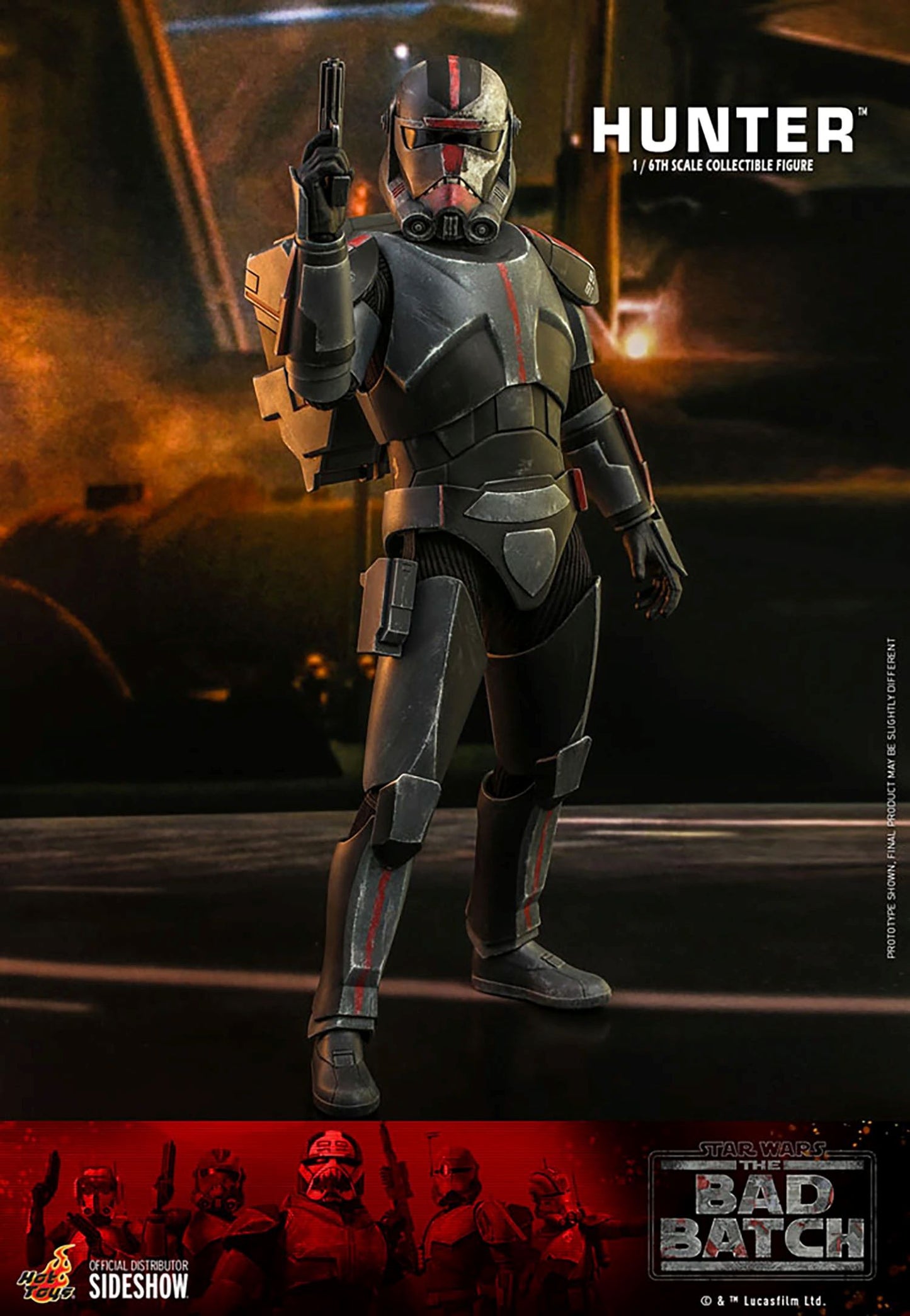 Hot Toys: Star Wars Bad Batch Hunter 1:6 Scale Figure