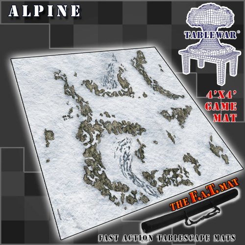 F.A.T. Mats: 4 x 4 Foot Table Mat - Alpine