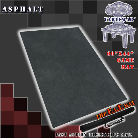F.A.T. Mats: 60 x 44 Table Mat - Asphalt