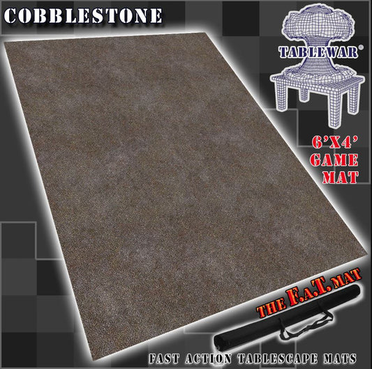 F.A.T. Mats: 6 x 4 Foot Table Mat - Cobblestone