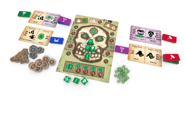 Emerald Skulls