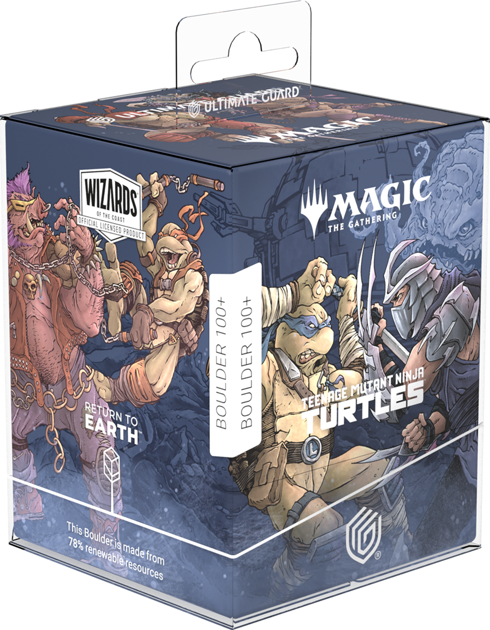 MTG Teenage Mutant Ninja Turtles: Boulder 100+ Deck Case – Technodrome Battle