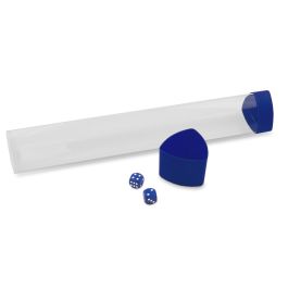 BCW: Playmat Tube With Dice Cap - Blue
