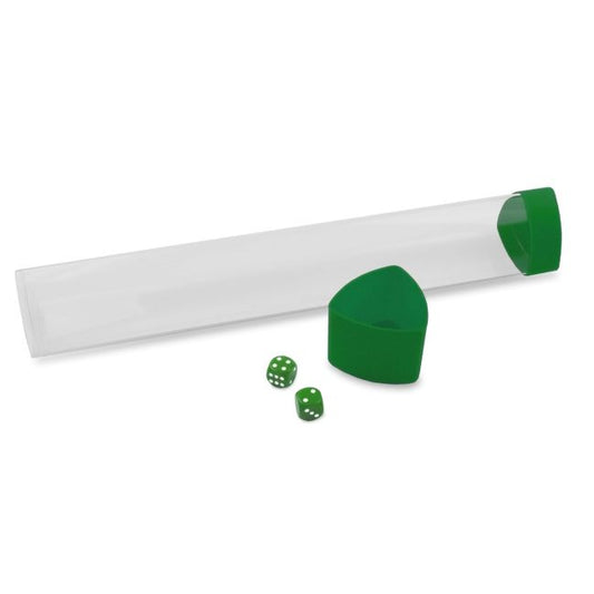 BCW: Playmat Tube With Dice Cap - Green