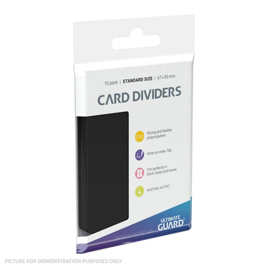 Ultimate Guard: Card Dividers 10 Count - Black