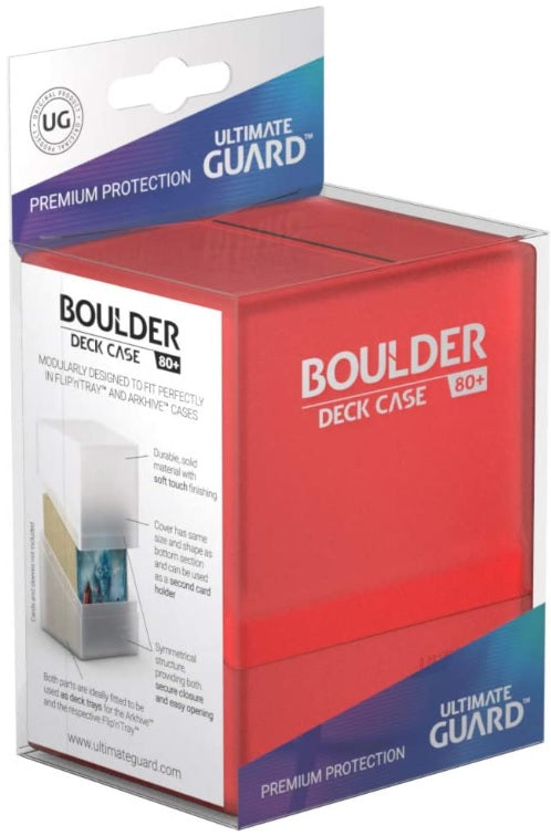 Ultimate Guard: Boulder 80+ Deck Case - Ruby