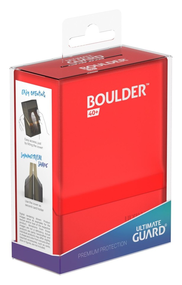 Ultimate Guard: Boulder 40+ Deck Case - Ruby
