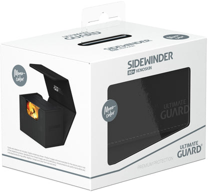 Ultimate Guard: Sidewinder Deck Case 80+ - Monocolor Black
