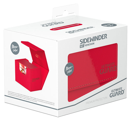 Ultimate Guard: Sidewinder Deck Case 80+ - Monocolor Red