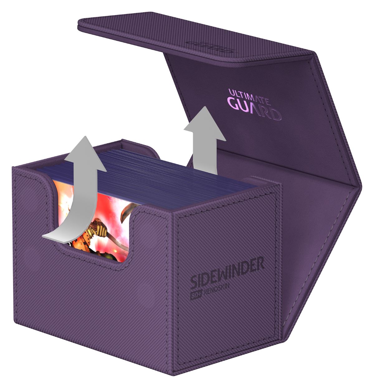 Ultimate Guard: Sidewinder Deck Case 80+ - Monocolor Purple