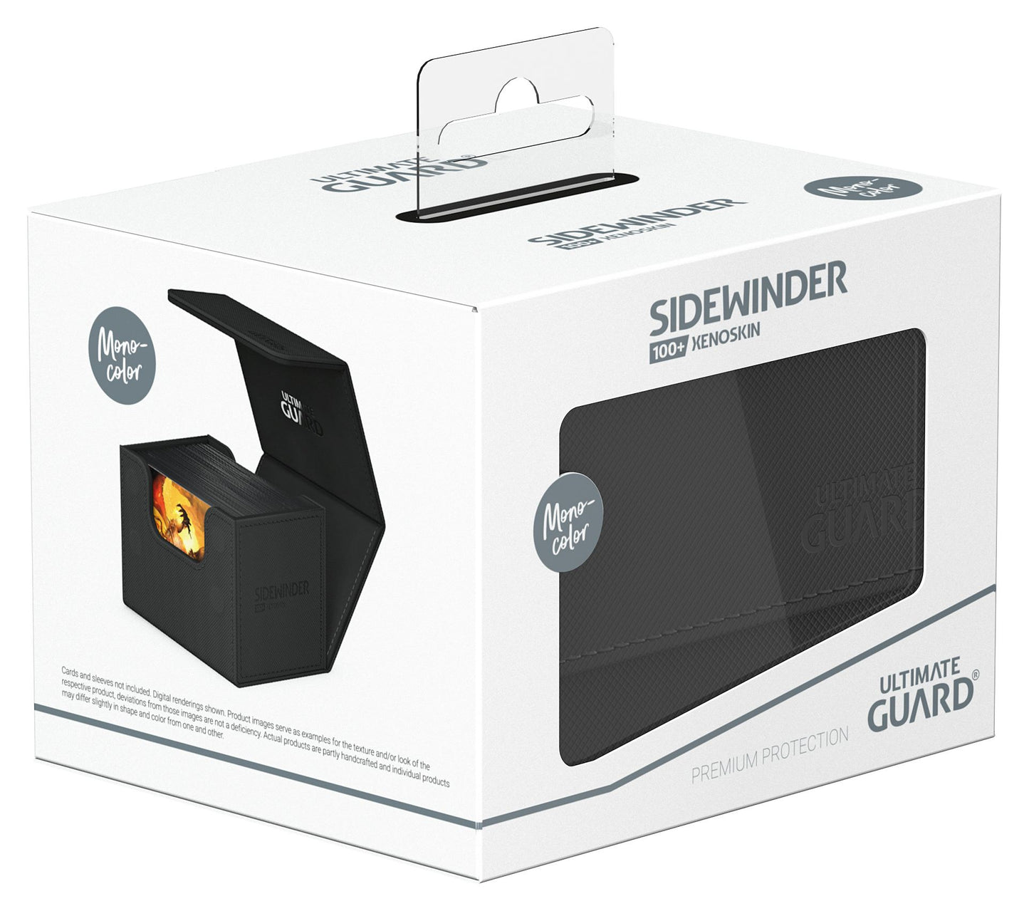 Ultimate Guard: Sidewinder Deck Case 100+ - Monocolor Black