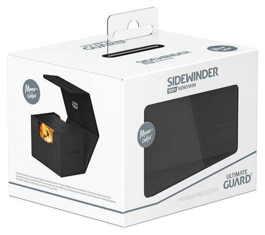 Ultimate Guard: Sidewinder Deck Case 100+ - Monocolor Black