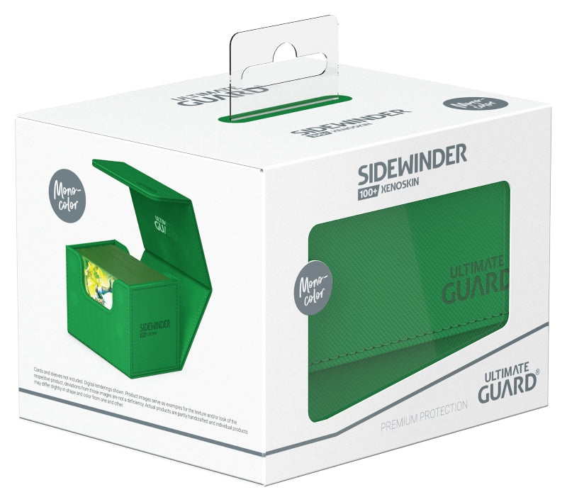 Ultimate Guard: Sidewinder Deck Case 100+ - Monocolor Green